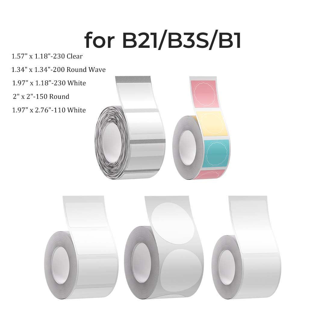 NiiMBOT-Étiquettes autocollantes étanches B1/B21/B203/B3S, papier