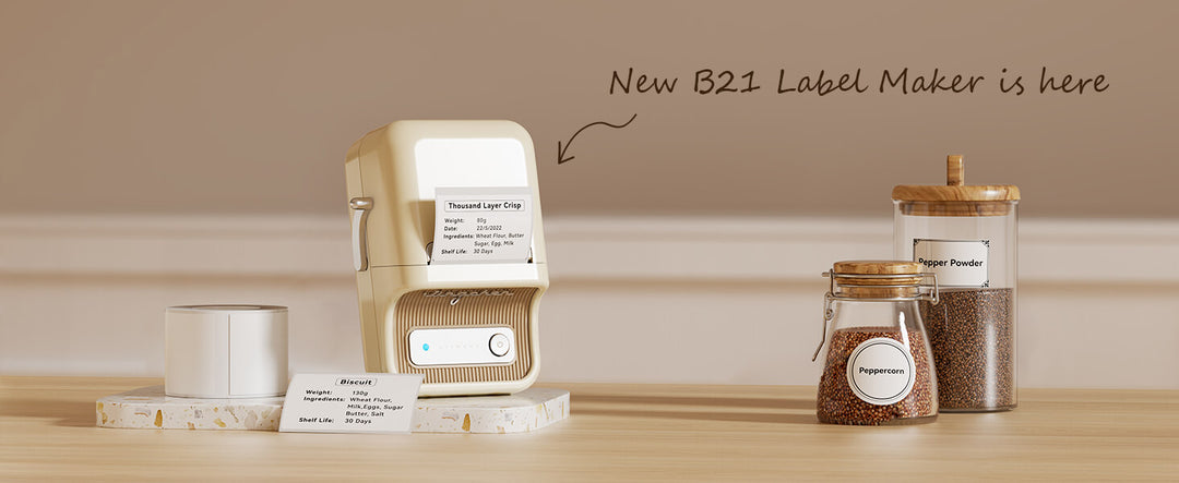 Streamline Your Organization Effortlessly with the NIIMBOT B21 Label Maker