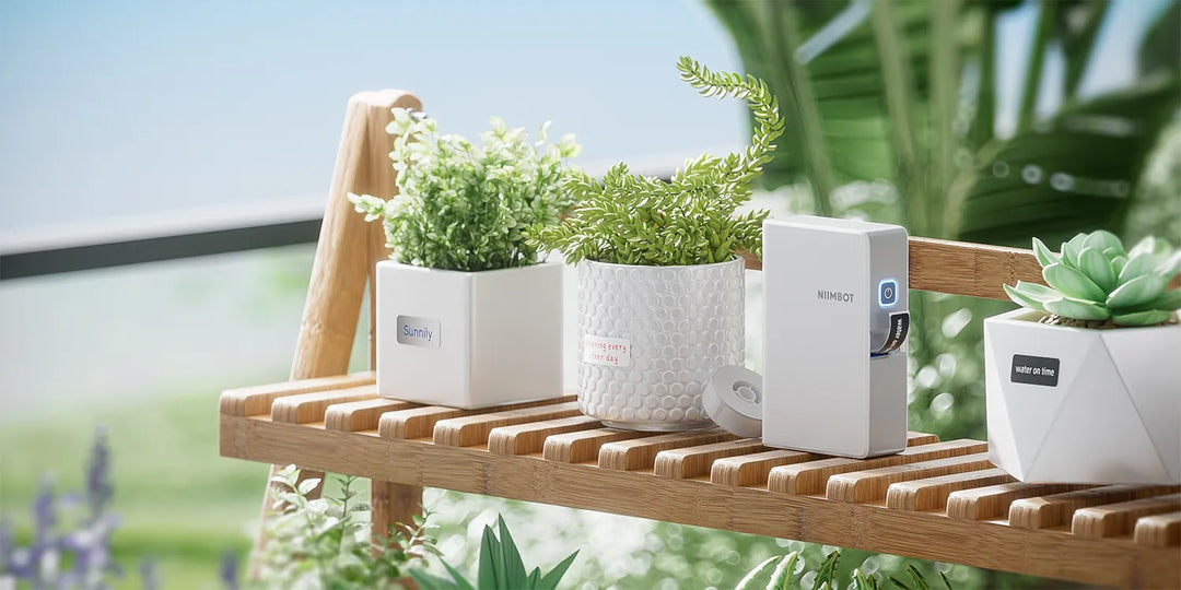 How to Organize Your Garden with a Portable Label Printer