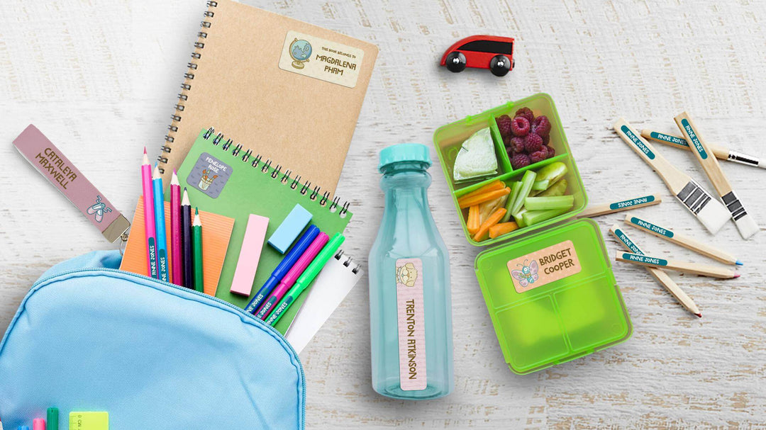Back to School Labels Make School Organization Easier