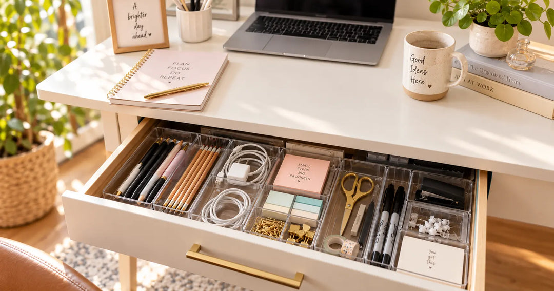 Four Desk Drawer Organization Tips to Make Your Space Tidier