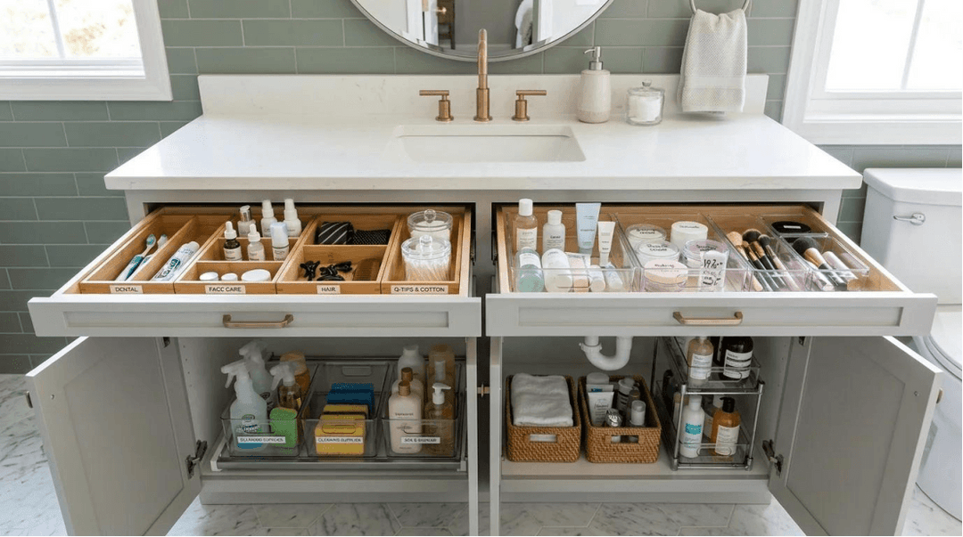 How to Organize Bathroom Cabinet