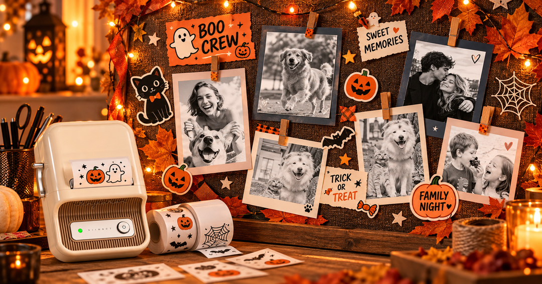 niimbot-b21-pro-halloween-family-memory-board-photo-label