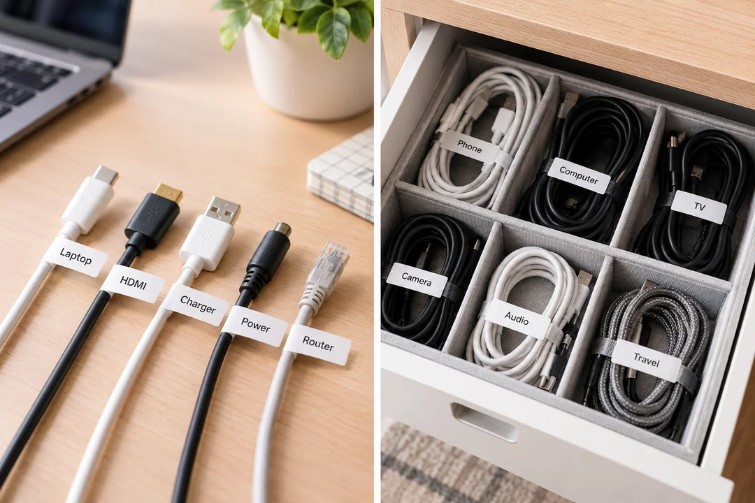 How to Identify and Organize Cables for All Your Devices？