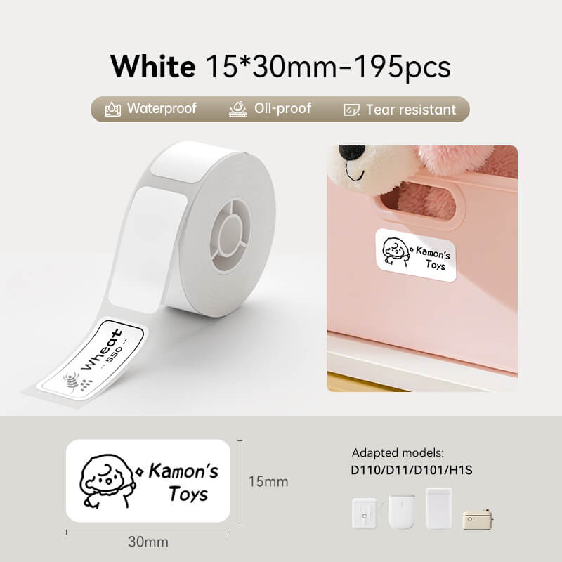 Bílý štítek pro D11, D110, D101 