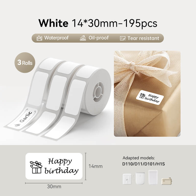 Bílý štítek pro D11, D110, D101 