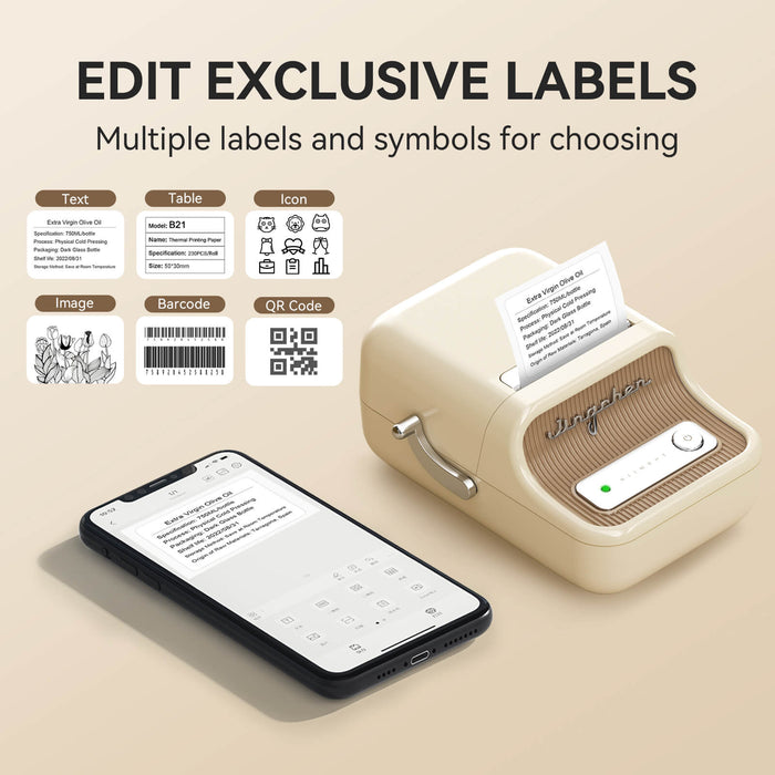 B21 Etikettendrucker mit Klebeband – Effiziente Etikettierlösung