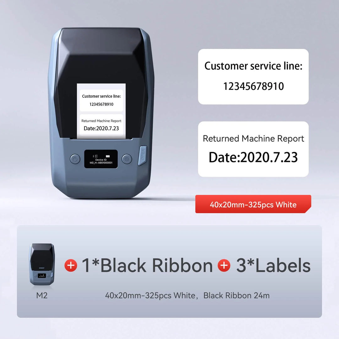 NIIMBOT M2 Thermal Transfer Label Maker, Smart Color Printing for Cosmetic Jars, Makeup Bottles & Beauty Price Tags