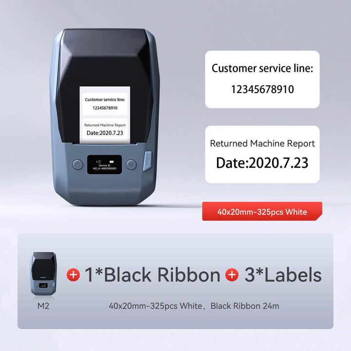 NIIMBOT M2 Thermal Transfer Label Maker, Smart Color Printing for Cosmetic Jars, Makeup Bottles & Beauty Price Tags