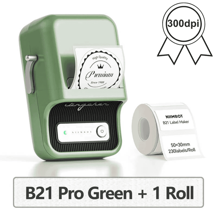 B21 Bluetooth Thermal Label Printer, Efficient for Home, Office, Business