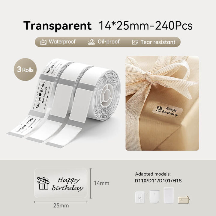 Sada etiket pro D11, D110, D101