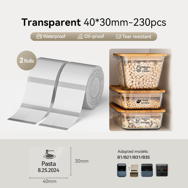 Label Tape Set for B21, B1, B3S