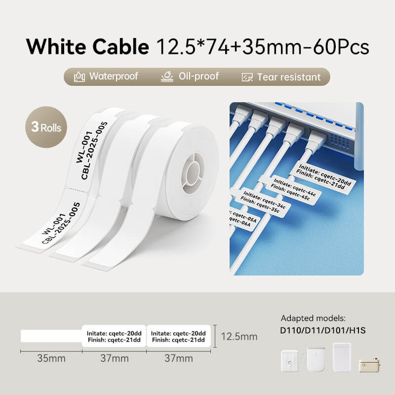 Sada etiket pro D11, D110, D101