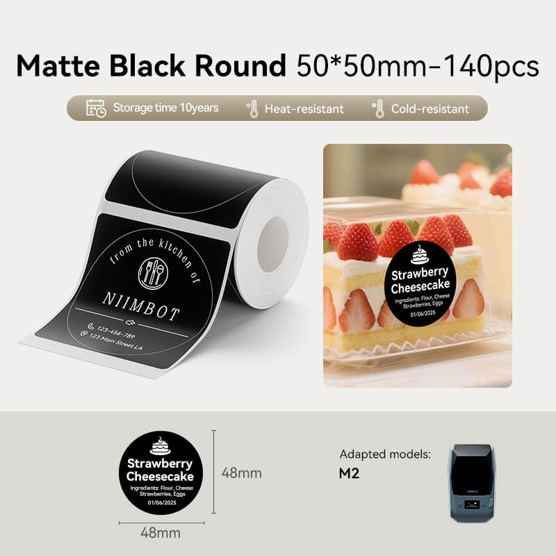 Colorful Thermal Transfer Label Printer Labels for M2, M3