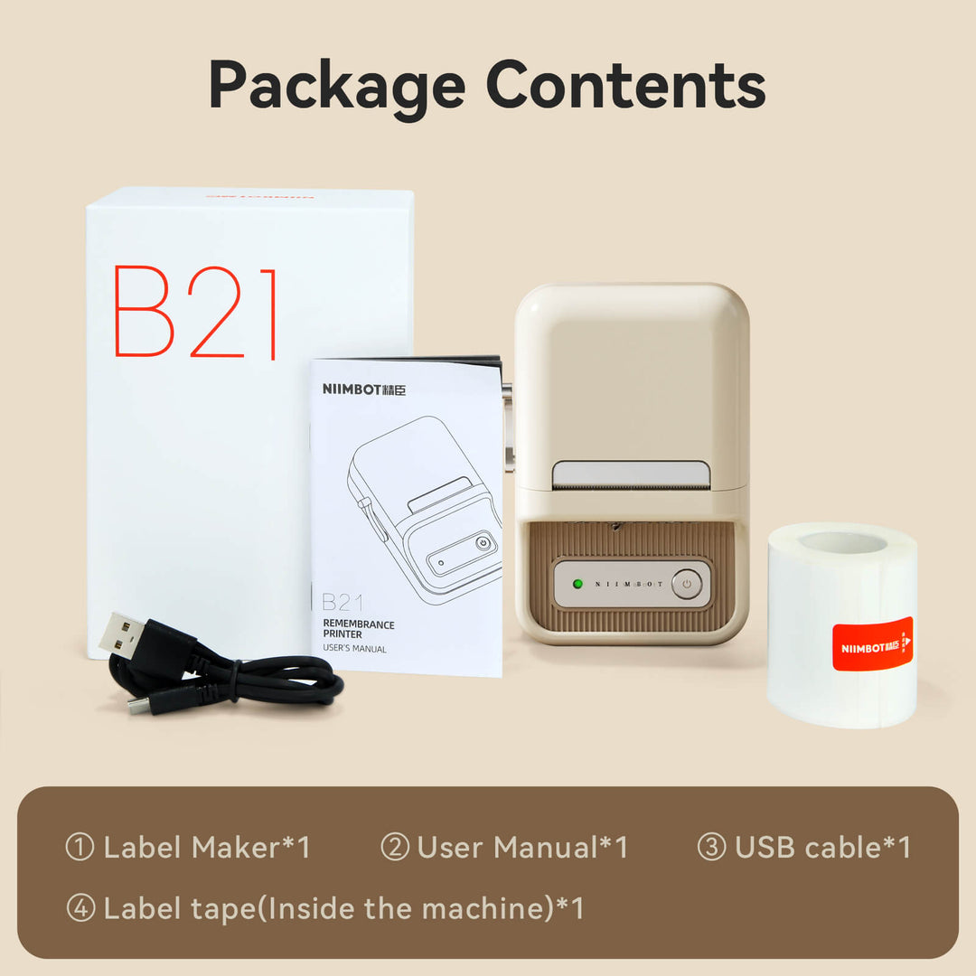 B21 Package contents