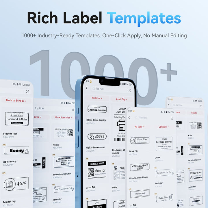 NIIMBOT K3 Thermal Inkless Label Maker - Efficiently Tool for Business