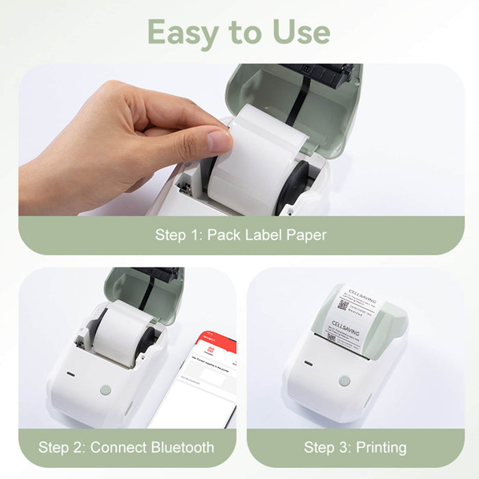 B1 Inkless Label Maker with Tape - Create Professional Labels with Ease