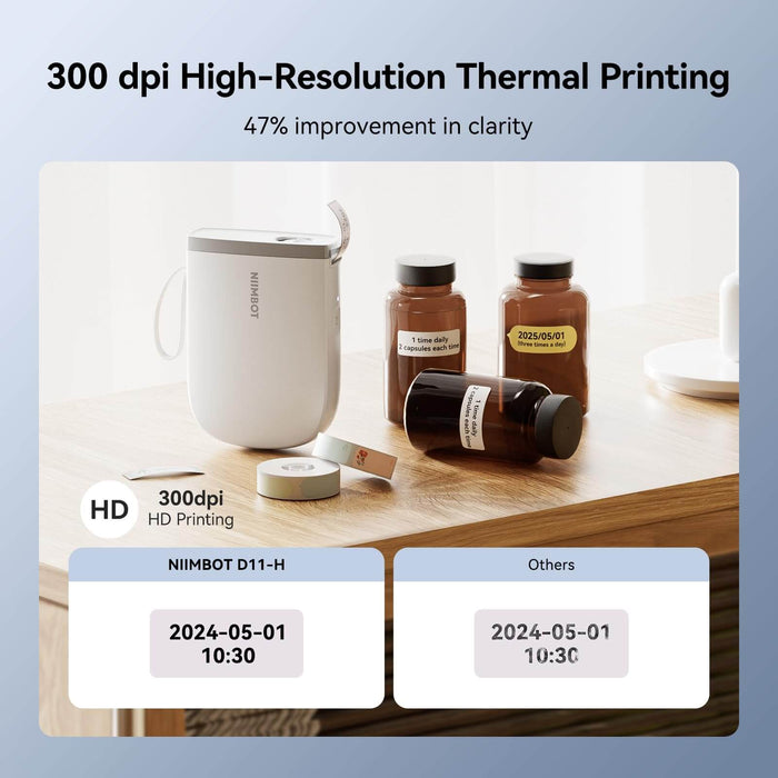 D11 Etikettendrucker mit Klebeband – vielseitige Etikettierlösung