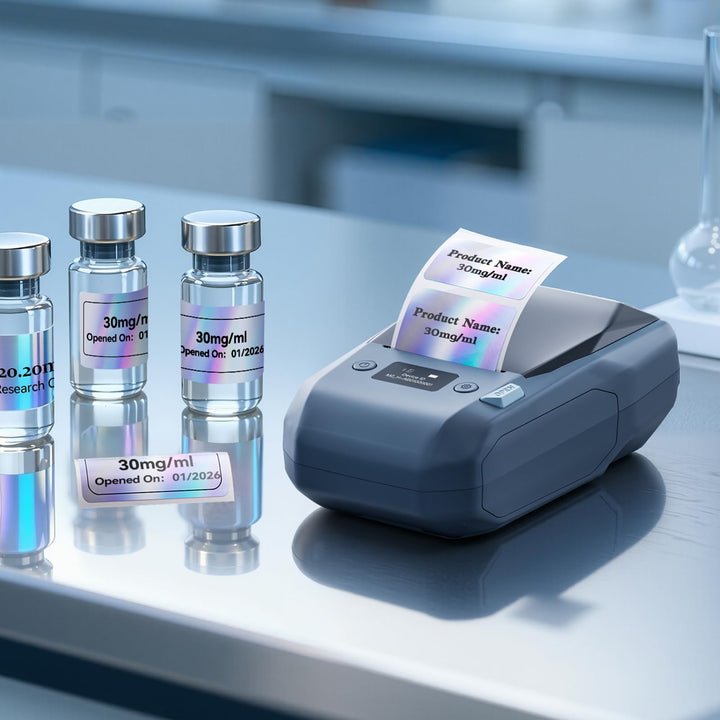 NIIMBOT M2 Thermal Transfer Label Maker, Smart Color Printing with Phones & PC for Office, Lab, Vial Bottle
