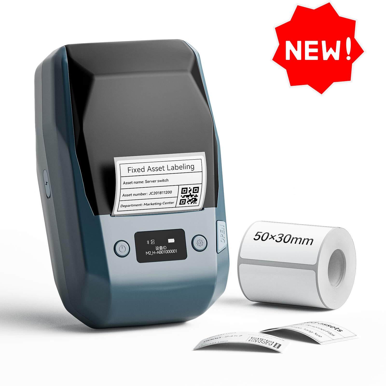 2024 NEW RELEASE! M2 2 Inch Thermal Transfer Label Maker - Smart Color ...