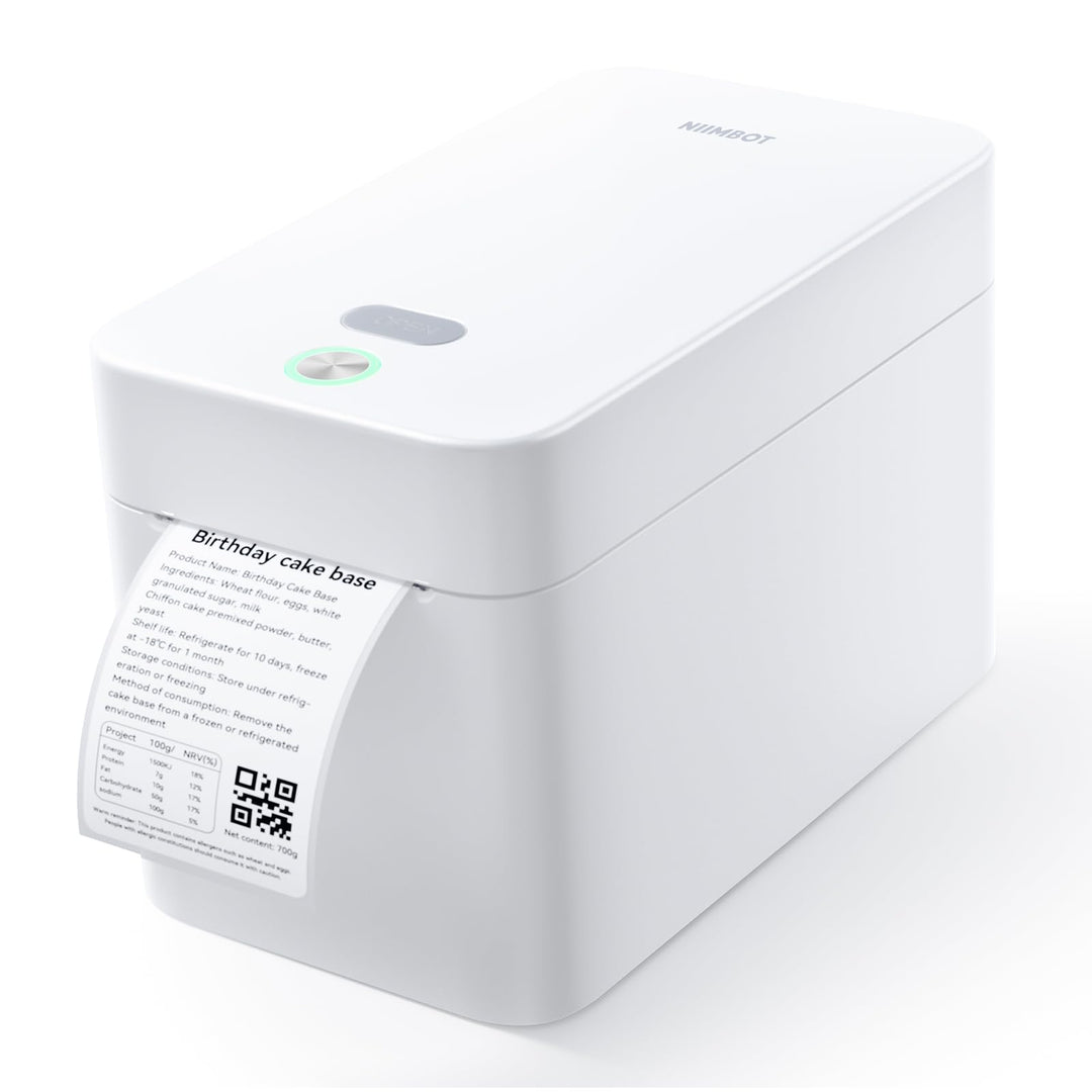 NIIMBOT K2 Desktop Thermal Label Printers 2 Inches Inkless Label Machine for iOS, Android, Laptop, Wireless Printer for Small Business