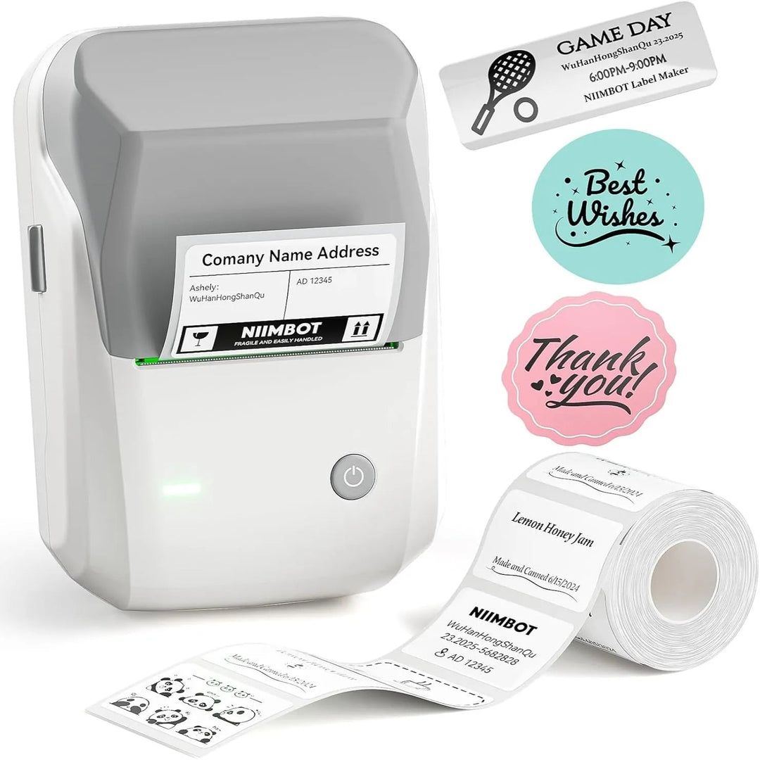 NIIMBOT B1 Multifunctional Office Label Printer for Home, Business light sand