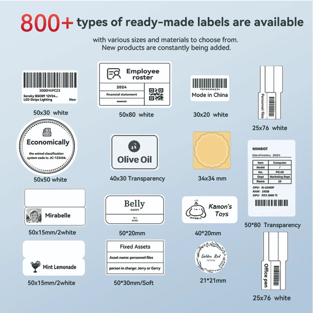 NIIMBOT B1 Multifunctional Office Label Printer