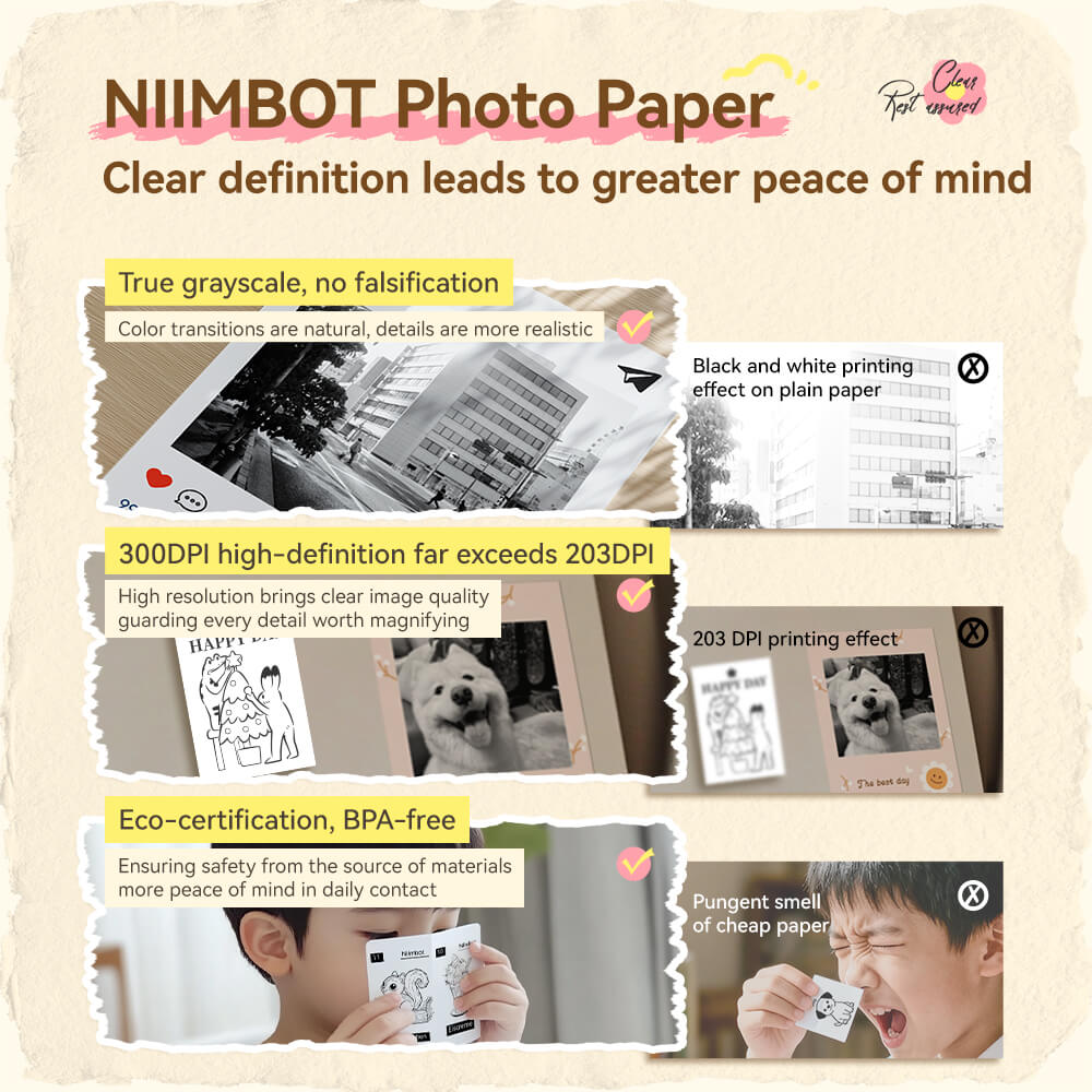 NIIMBOT B2 Pro Photo Maker Machine, 300 DPI High Definition, Portable Thermal Pohoto Printer with Fun APP for Photos, Scrapbook, Home
