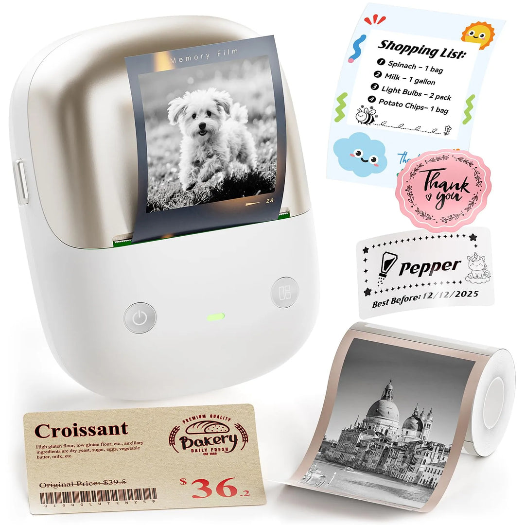 NIIMBOT B2 Pro Photo Maker Machine, 300 DPI High Definition, Portable Thermal Pohoto Printer with Fun APP for Photos, Scrapbook, Home