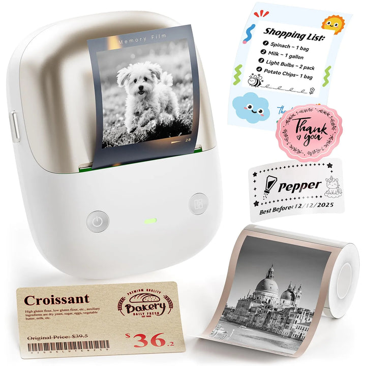 NIIMBOT B2 Pro Photo Maker Machine, 300 DPI High Definition, Portable Thermal Pohoto Printer with Fun APP for Photos, Scrapbook, Home