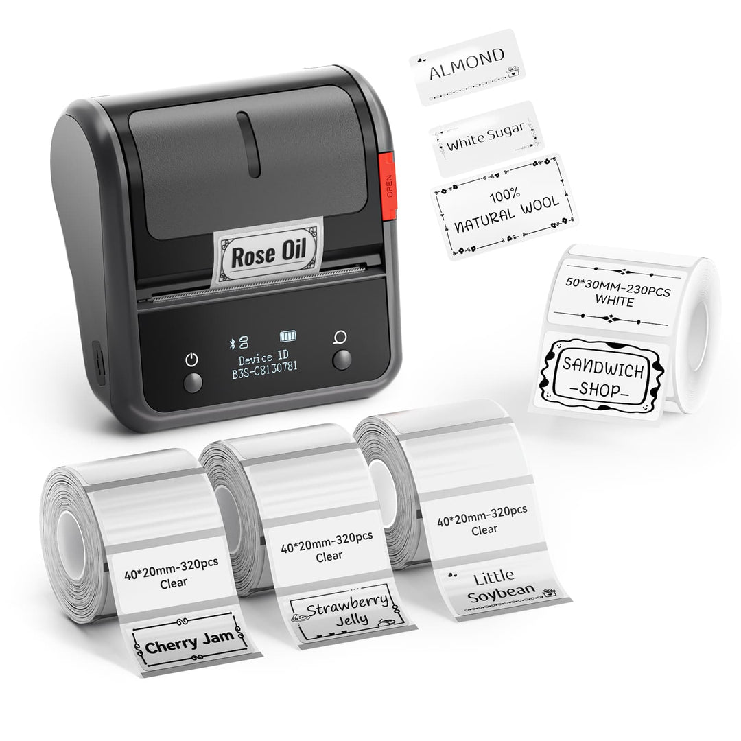 NIIMBOT B3S Thermal Label Printer - Streamline Labeling and Receipt Printing