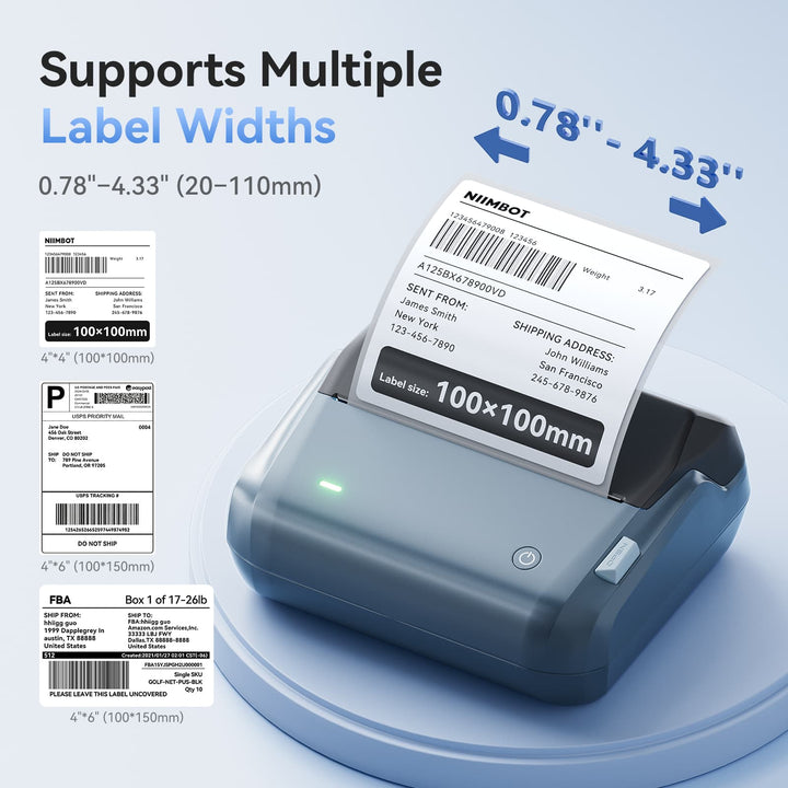 NIIMBOT B4 4-Inch Thermal Label Printer for Shipping Label, Package Label & Warehouse Logistic