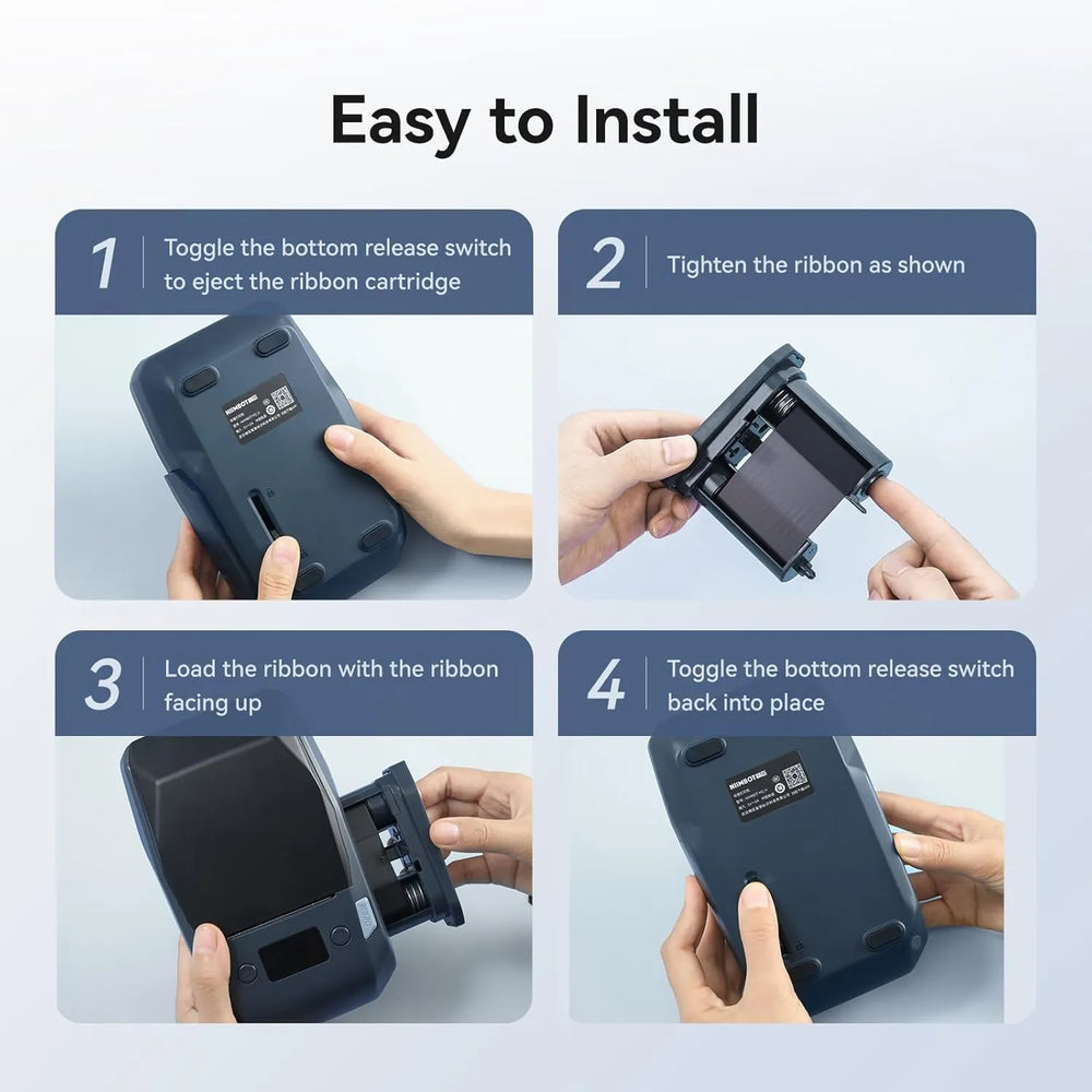 NIIMBOT Compatible M2 Labeling Ribbon, Replacement Refill Tapes