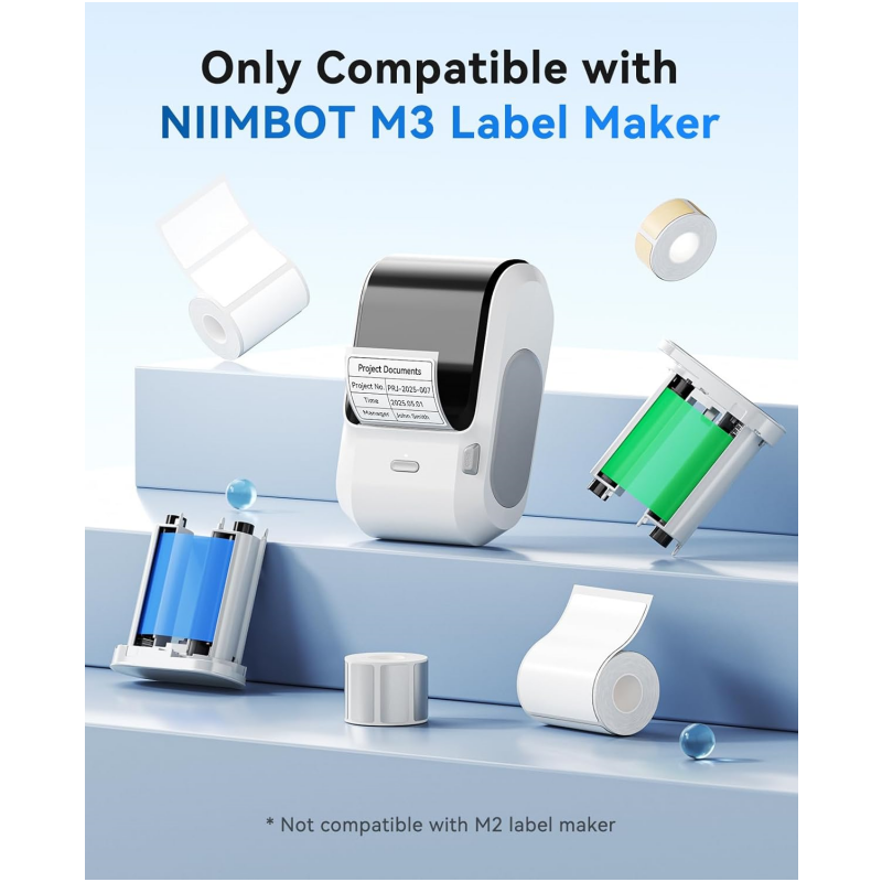 Nimbot Icon NIIMBOT M3 Compatible Labeling Ribbon —— NIIMBOT
