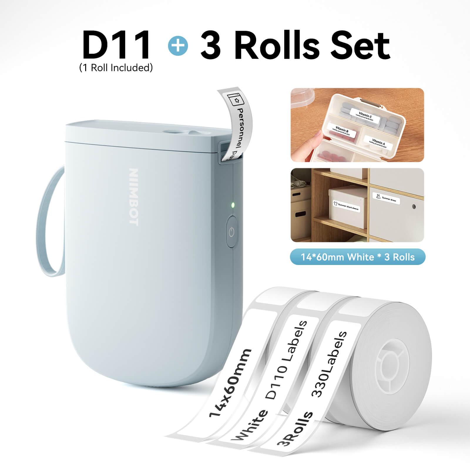 NIIMBOT D11 Upgraded 0.5 Inch Label Maker with Tape — NIIMBOT