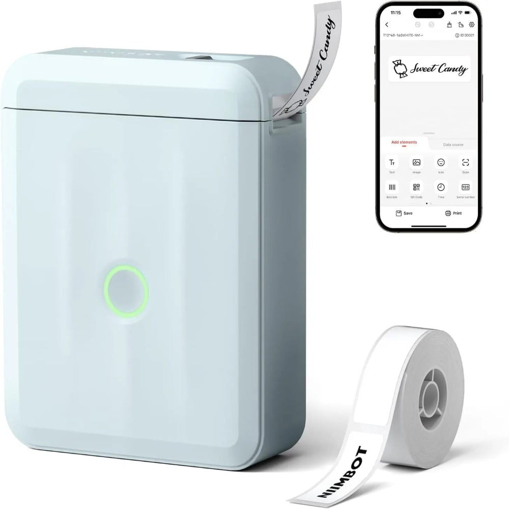 D110 Upgraded Bluetooth Printer Office Home Kitchen School