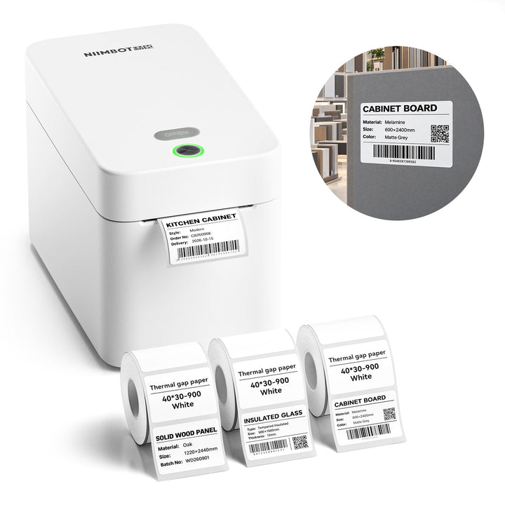 NIIMBOT K2 Bluetooth Desktop Thermal Label Printer for Food, Clothing, Asset Labels & Wristbands