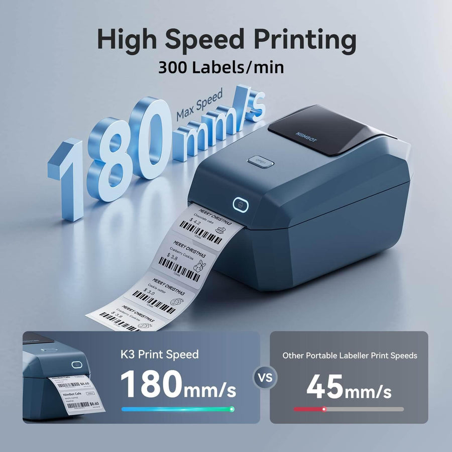 NIIMBOT K3 3 Inch Thermal Label Maker — NIIMBOT