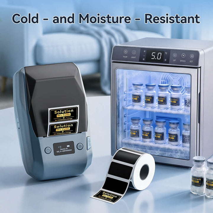NEUHEIT 2024! M2 2-Zoll-Thermotransfer-Etikettendrucker – Intelligenter Farbdruck mit Telefonen und PC 