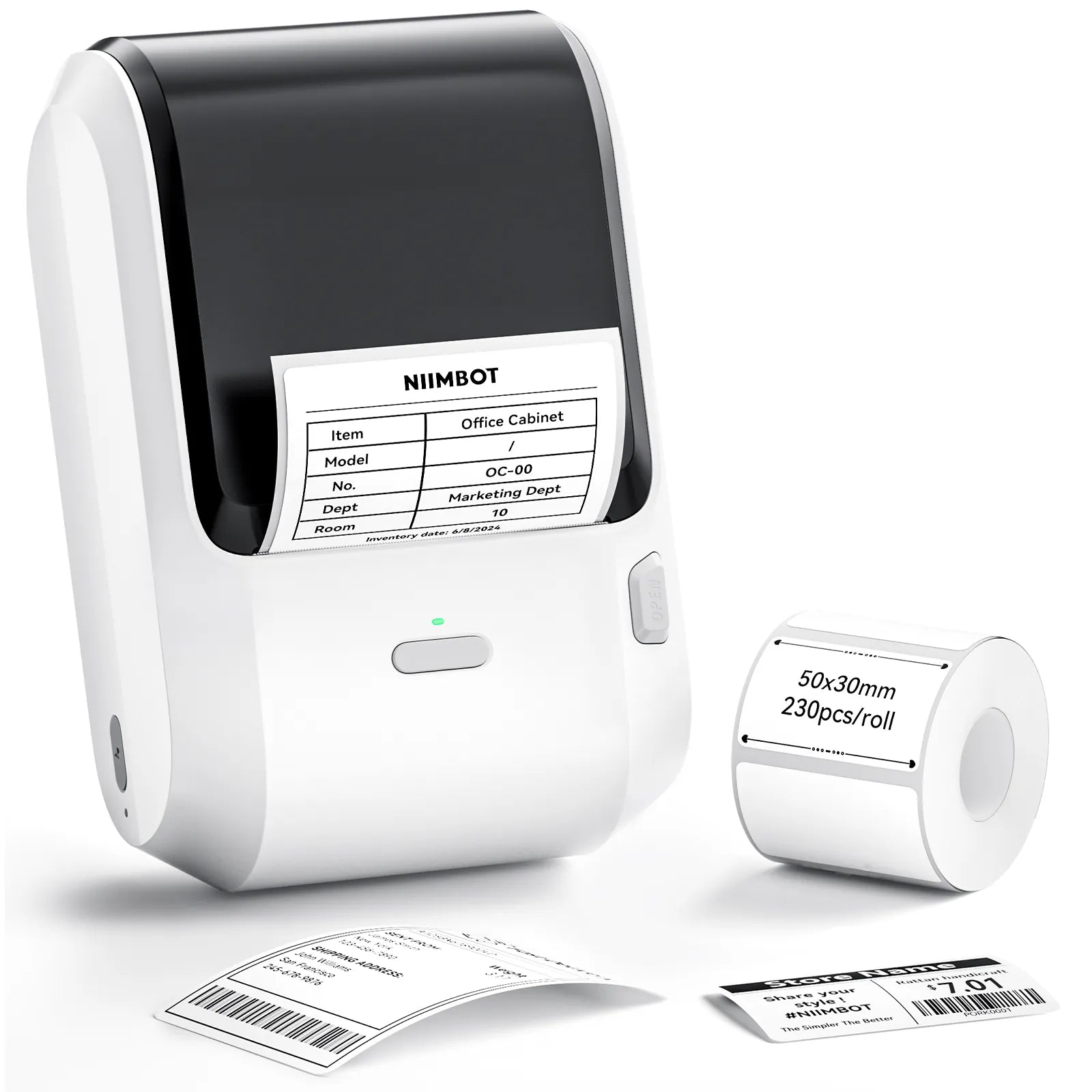 M3 Inkless Label Maker Bluetooth Thermal Transfer Printer Shipping