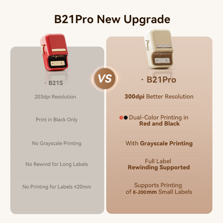 NIIMBOT B21 Pro 300dpi Label Printer