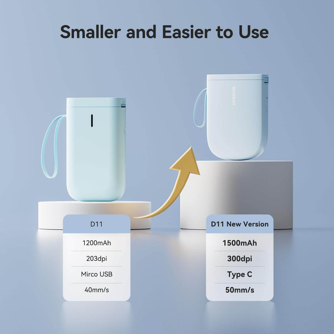 D11 Etikettendrucker mit Klebeband – vielseitige Etikettierlösung