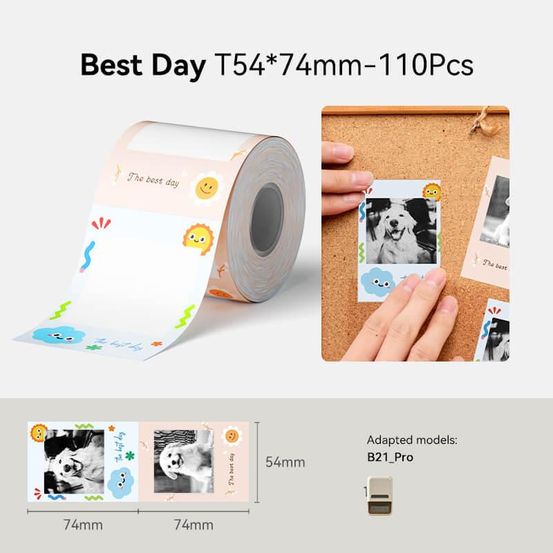 NIIMBOT Selbstklebende Etiketten für D101 25 x 60 mm, 110 Stück NIIMBOT Selbstklebende Etiketten für D101 25 x 60 mm, 110 Stück