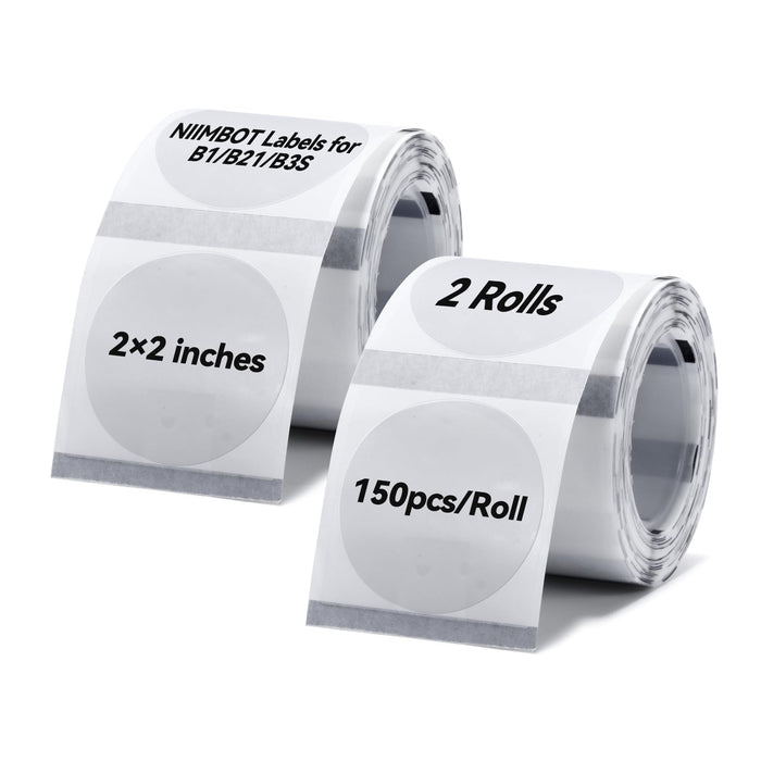 2 Rolls Label Tape for B21, B1, B3S