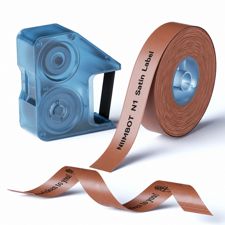 NIIMBOT N1 Satin Ribbon, Only for N1 Label Maker, suit for Gift, Wedding, Party, Craft Wrapping, DIY