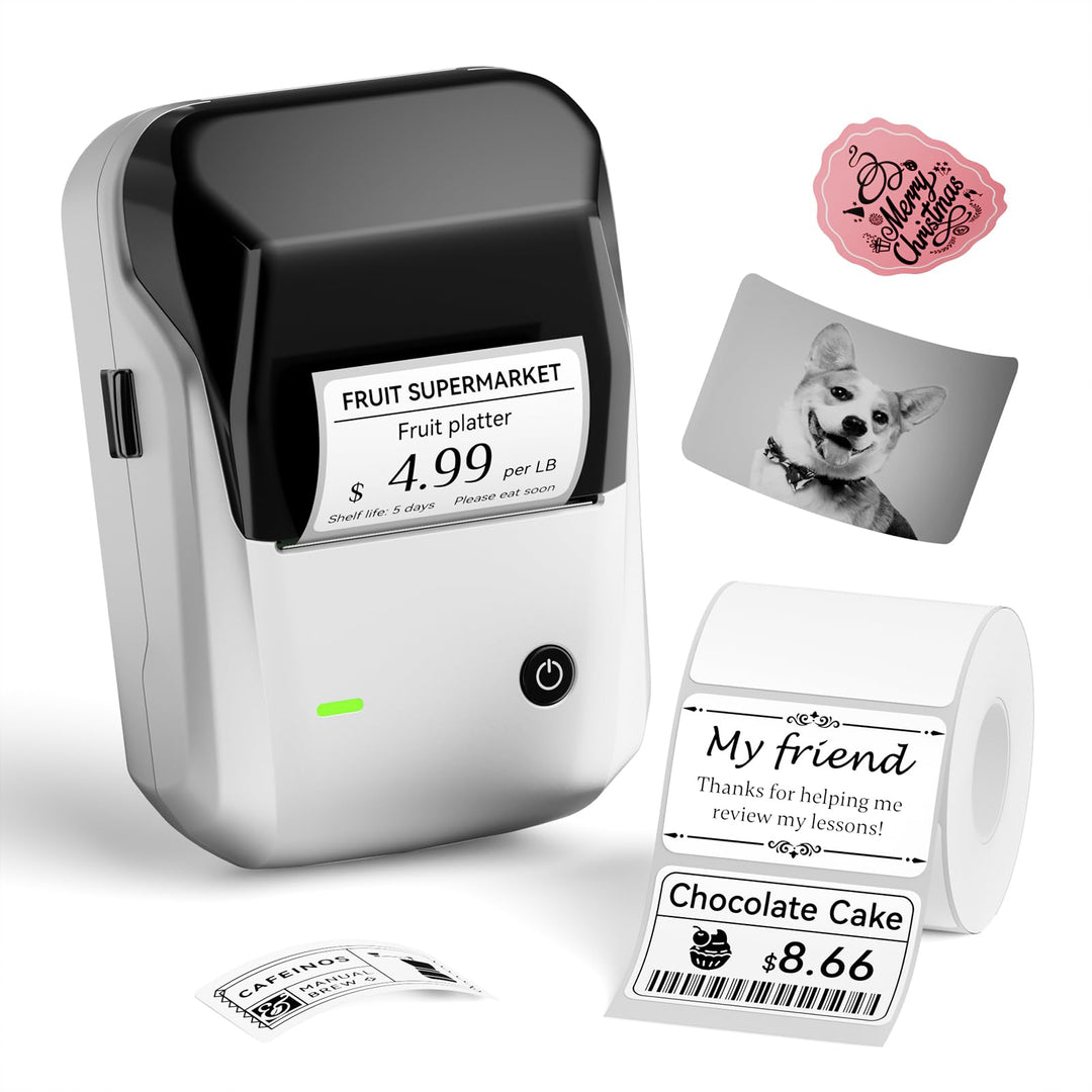 B1 Inkless Thermal Label Printer, Create Professional Labels with Ease