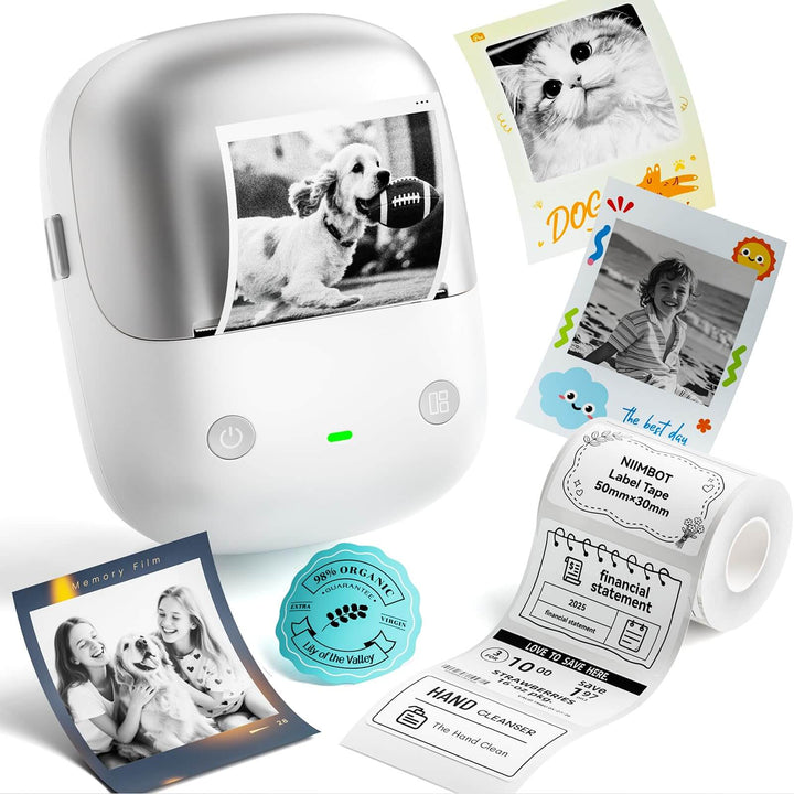 NIIMBOT B2 Pro 300 DPI High Definition, Portable Thermal Label Printer with Fun APP for Photos, Scrapbook, Home,School Oragnization
