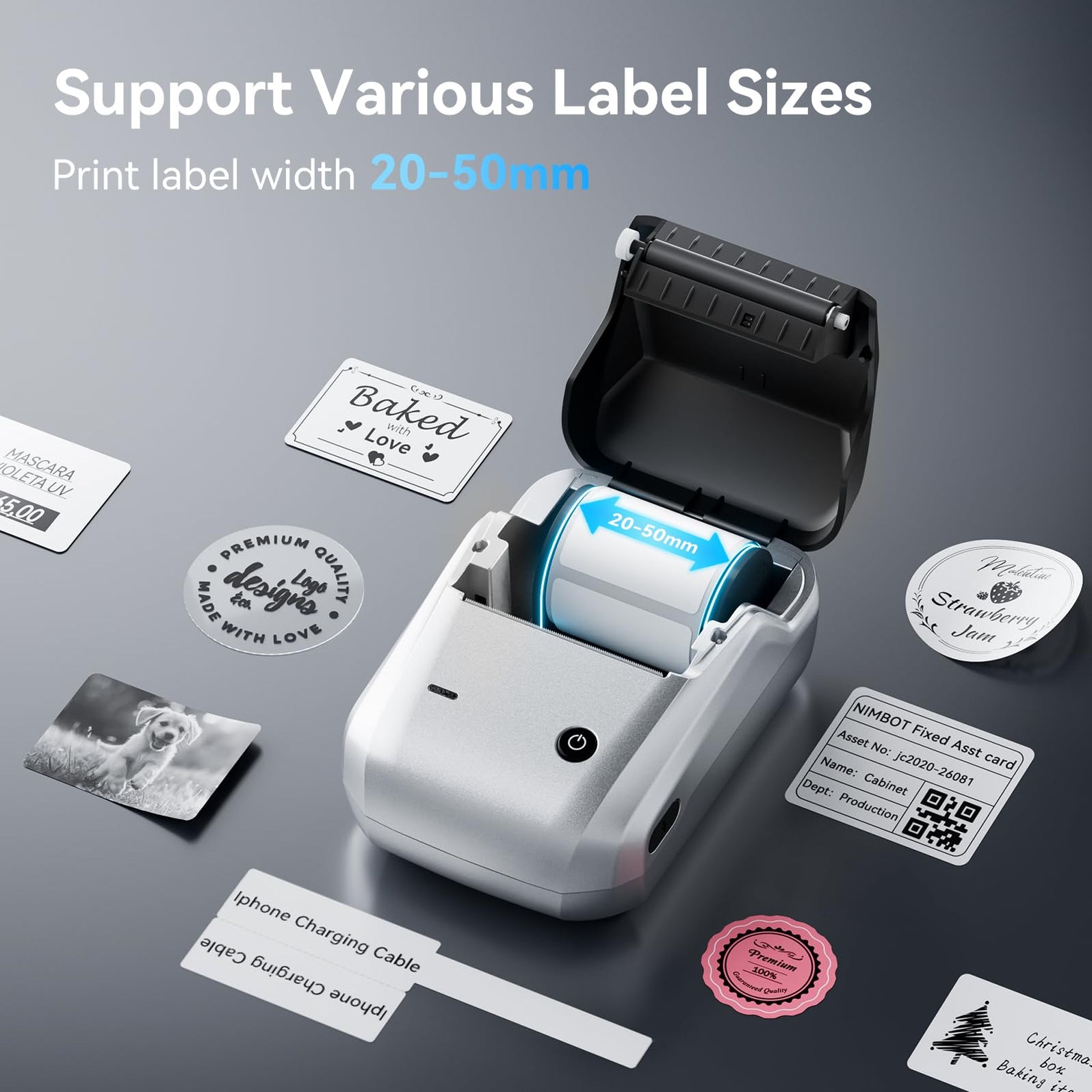B1 Inkless Thermal Label Printer, Create Professional Labels with Ease ...