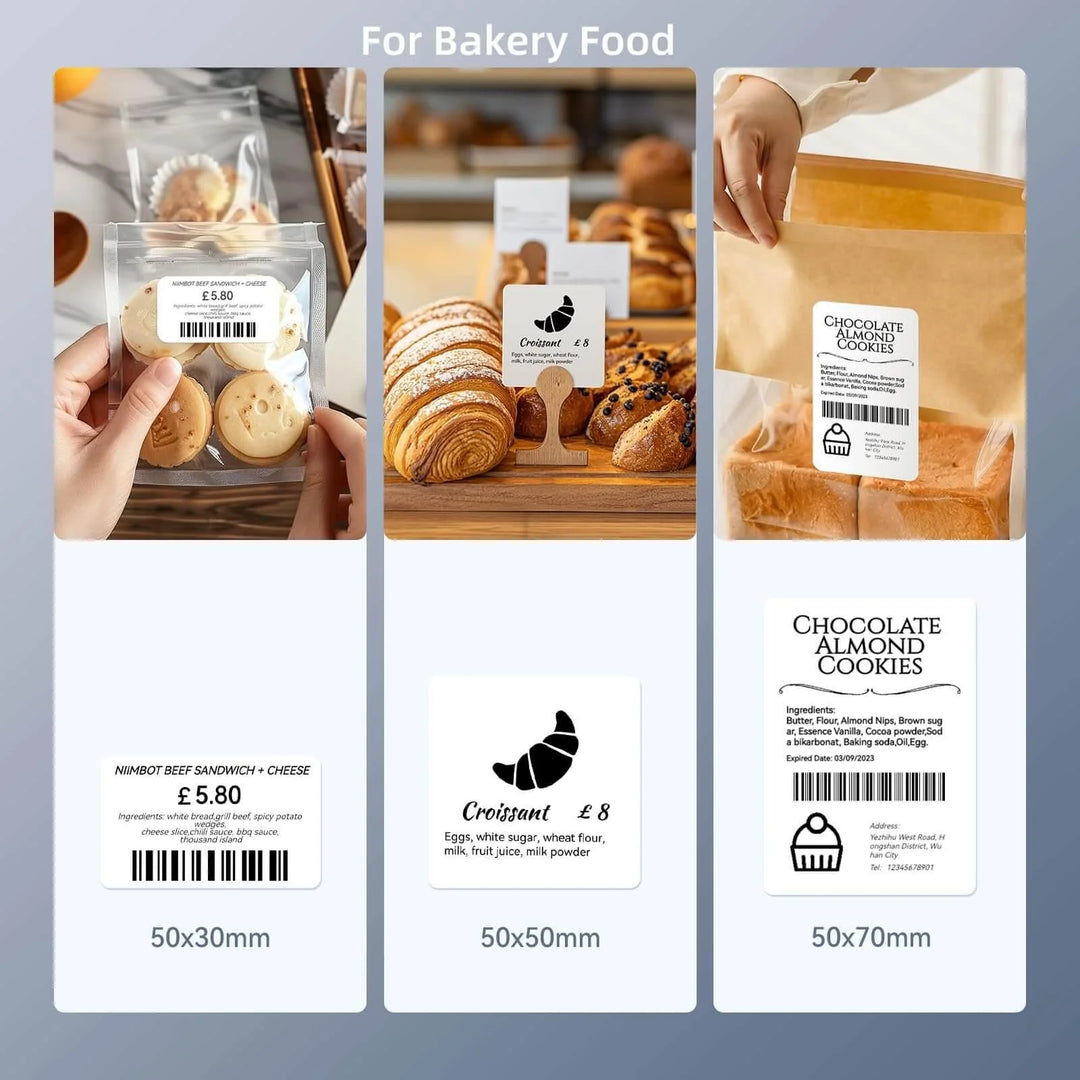 NIIMBOT B1 Bluetooth Label Maker Came with 3 Roll White Labels