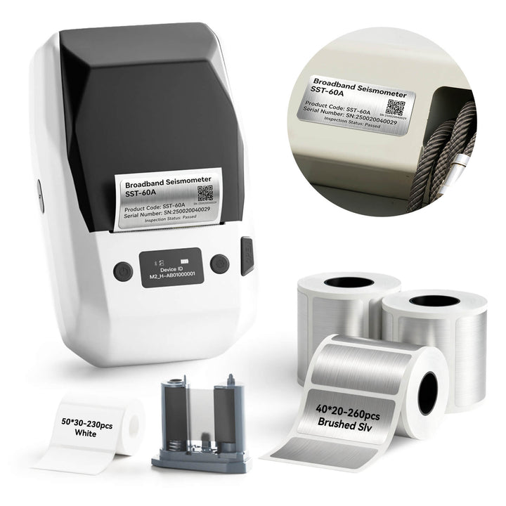 NIIMBOT M2 Thermal Transfer Label Maker, Industrial Nameplate Printer for Outdoor Use, Long-Lasting Durability for Electrical Cabinets & Machinery